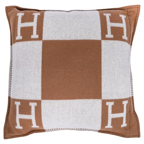 hermes kussens beige|Hermes pillows for sale.